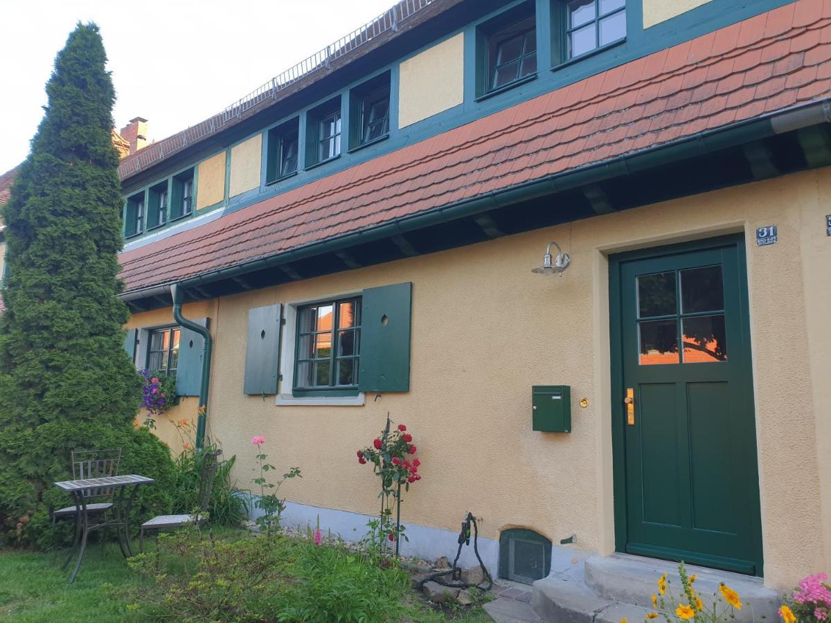 Denkmal-Ferienhaus In Dresden-Hellerau Mit Sauna Und Kamin Exteriör bild